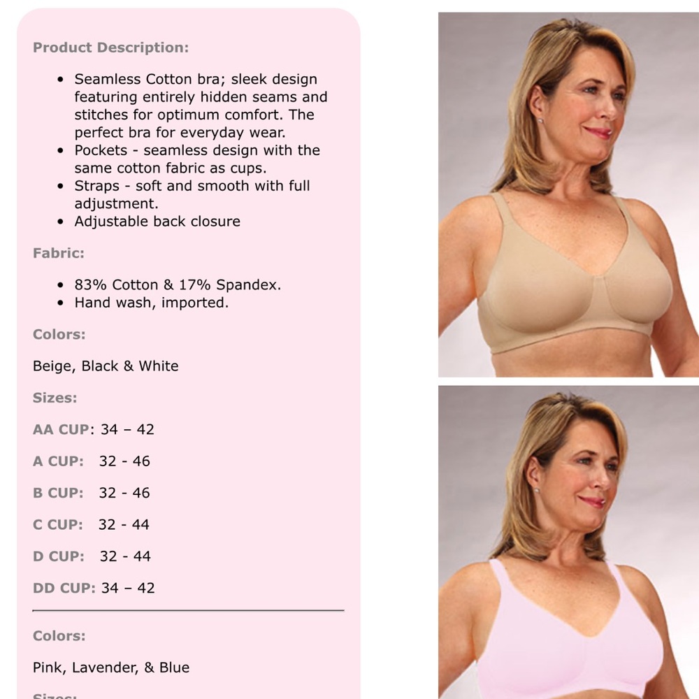 Classique Beige Cotton Bra 1 of 2